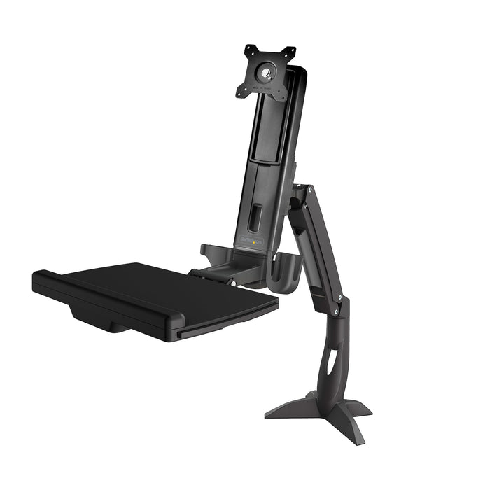 StarTech Single-Monitor Sit-Stand Height-Adjustable Workstation | ARMSTSCP1 Table Stand Startech