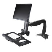 StarTech Single-Monitor Sit-Stand Height-Adjustable Workstation | ARMSTSCP1 Table Stand Startech