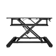 StarTech ARMSTSLG Sit Stand Desk Converter with Keyboard Tray | Large 35” x 21" Surface Table Stand Startech