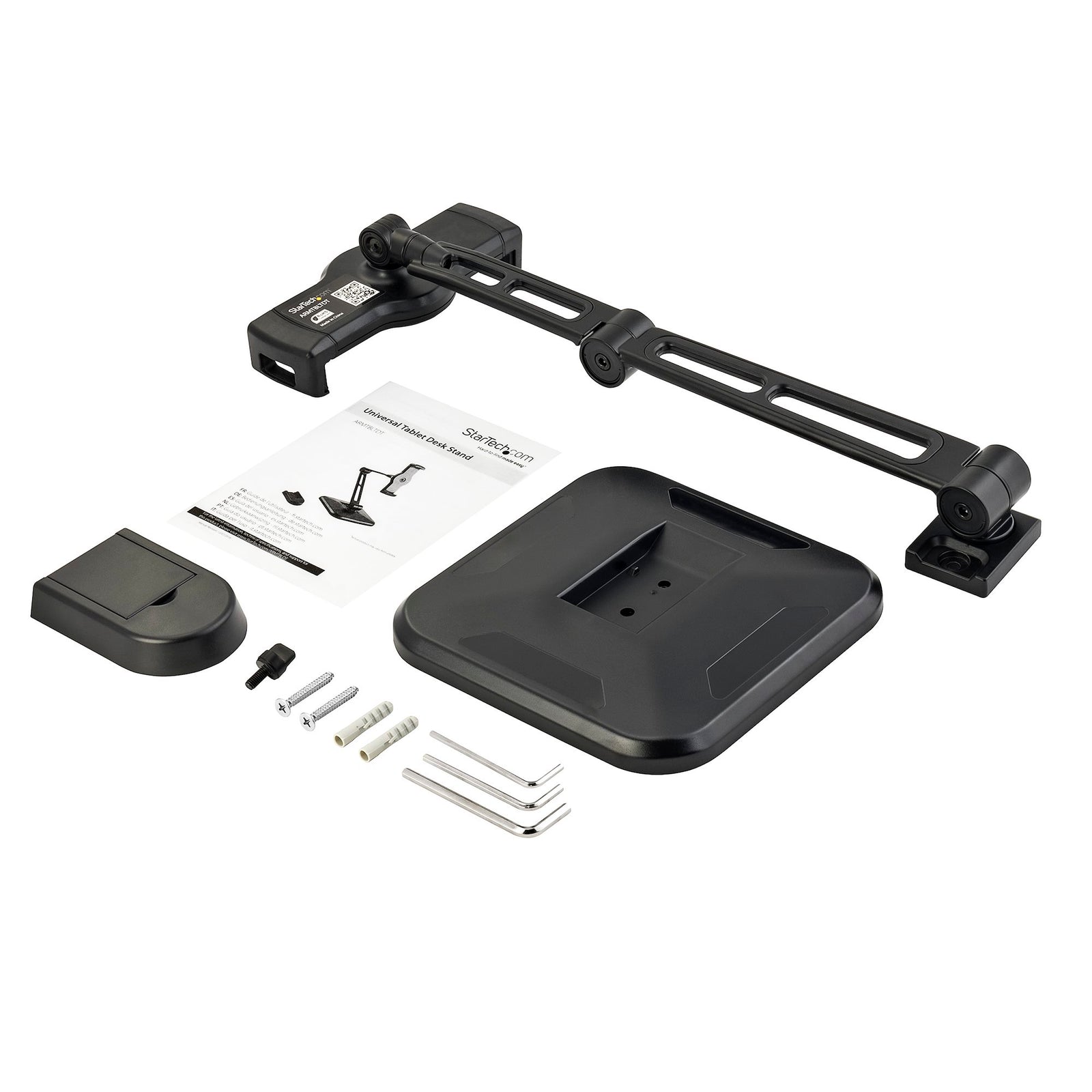 StarTech 4.7"–12.9" Adjustable Tablet Stand with Arm | ARMTBLTDT Tablet Mount Startech