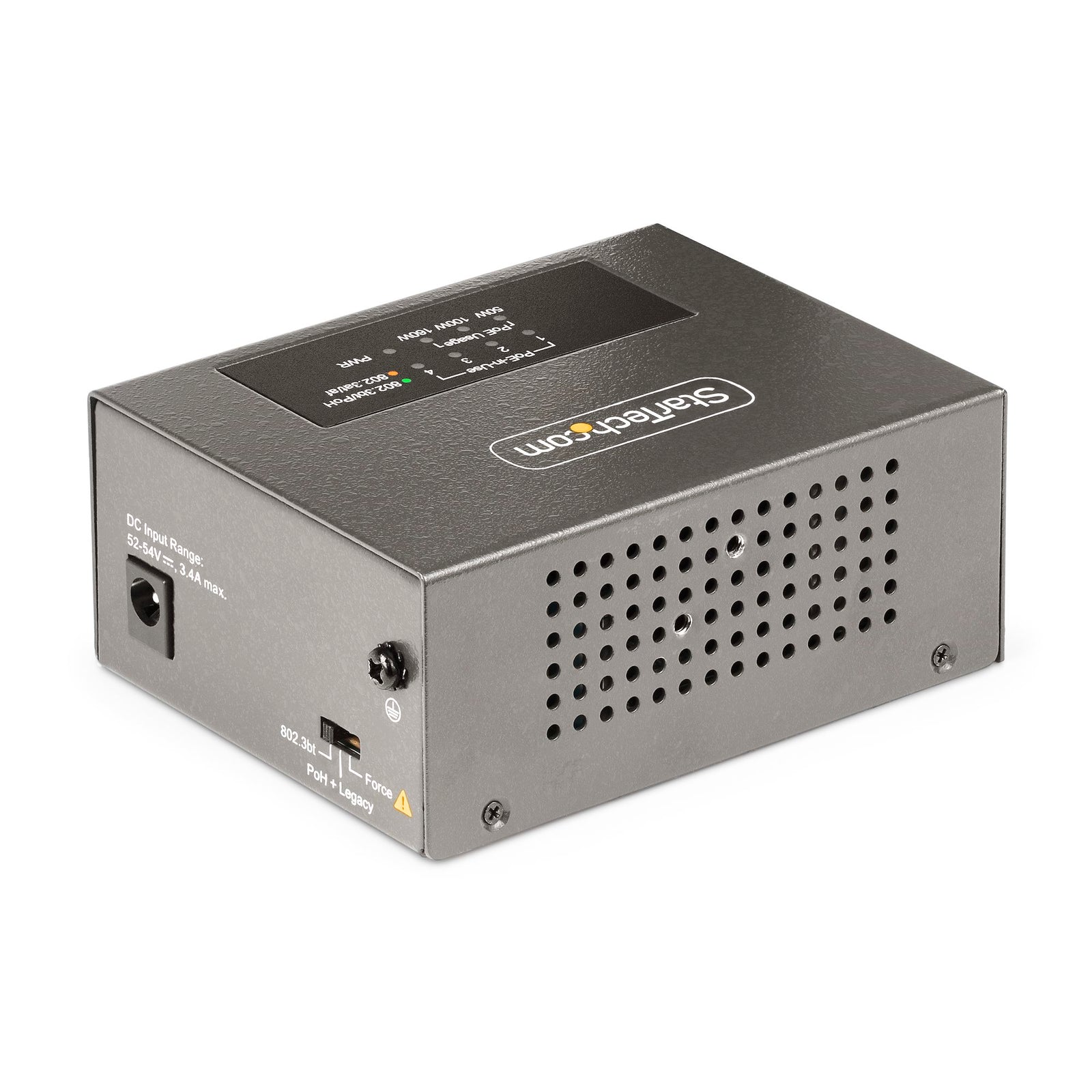 StarTech 4-Port Multi-Gigabit PoE++ Injector, 5/2.5/1G Ethernet (NBASE-T), PoE/PoE+/PoE++ (802.3af/802.3at/802.3bt), | AS445C-POE-INJECTOR Adapter / Converter Startech