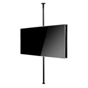B-Tech 40"-75" Back to Back Twin Screen Floor to Ceiling TV Bracket with 3m Pole | BT3MTSFB-B2B40-75 Floor to Ceiling Display Mount B-Tech Black