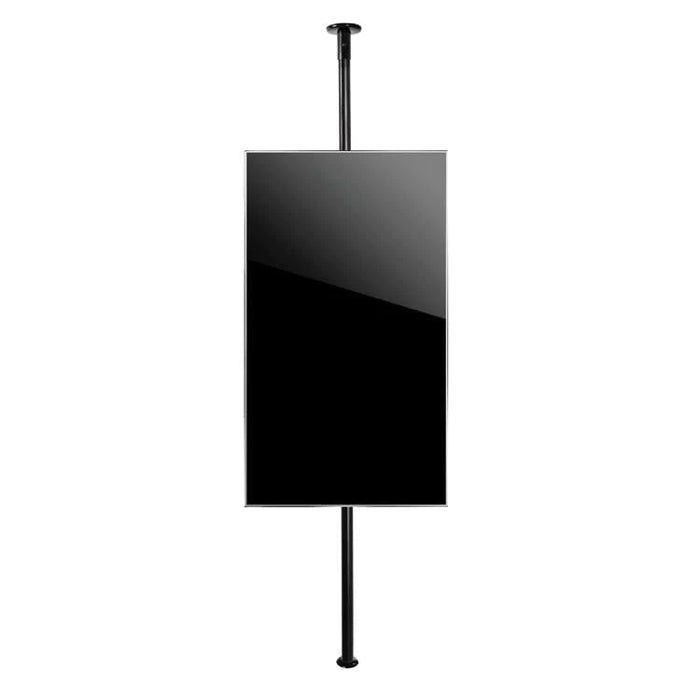 B-Tech 40" - 75" 2m High Portrait Screen Mount Floor to Ceiling | BT2MHPSFB40-75 Floor to Ceiling Display Mount B-Tech Black