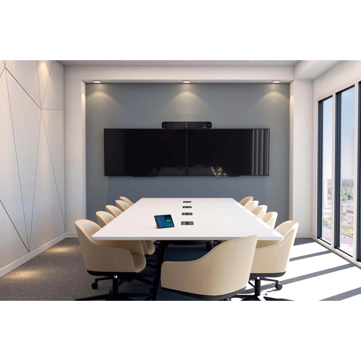 POLY Studio X70 All-In-One Video Bar with TC8 Controller Kit | 83Z52AA#ABU Video Conferencing System Poly