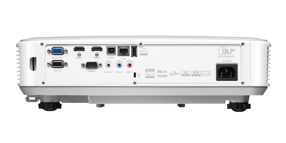 Optoma ZU500USTe WUXGA Ultra Short Throw Laser Projector - 5000 Lumens Projector Optoma