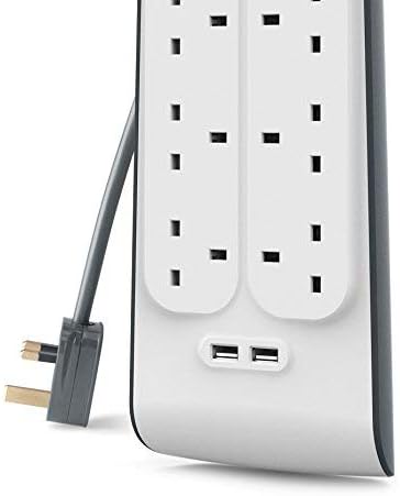 Belkin 2.4 Amp USB Charging 8-outlet Surge Protection Strip | BSV804AF2M