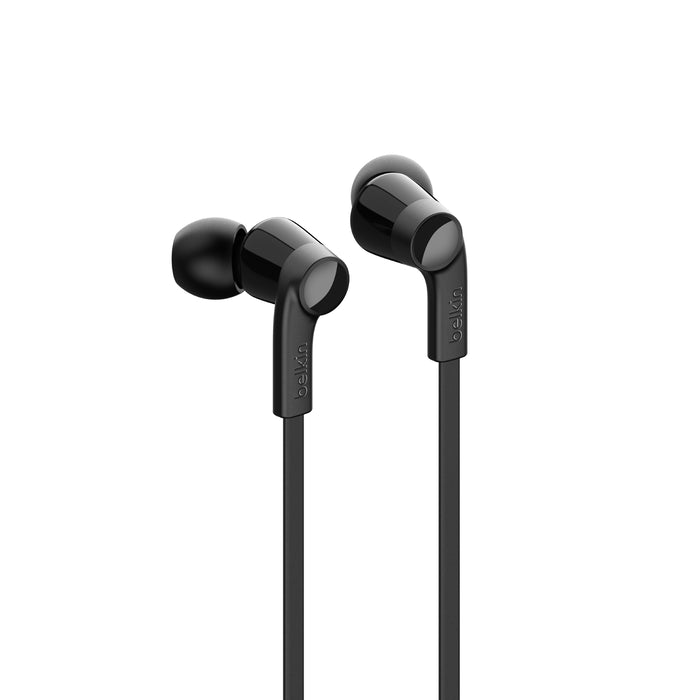 Belkin Rockstar Headphones Wired In-ear Calls/Music Black | G3H0001BTBLK