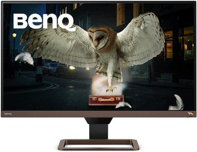 BenQ 27" Widescreen IPS LED Metallic Grey Multimedia Monitor | EW2780U Desktop Monitor BenQ