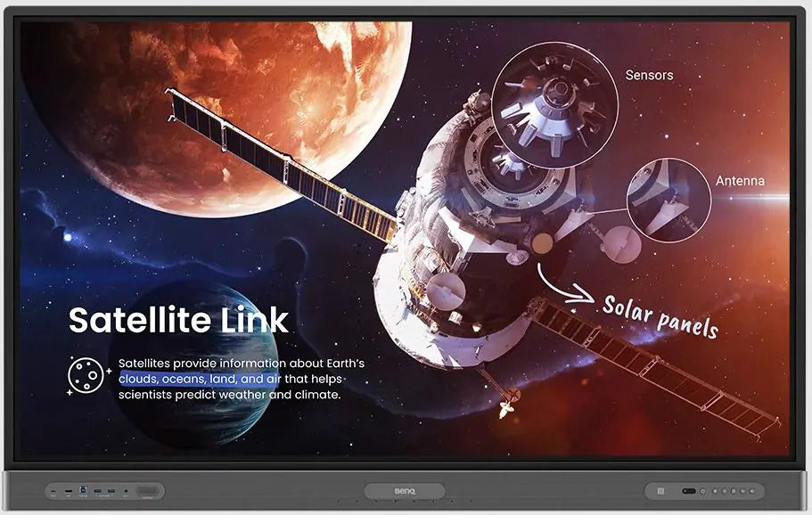 BenQ RE6503 65" Essential Series Education Interactive Flat Display Interactive Touchscreen Display BenQ
