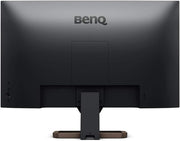 BenQ 27" Widescreen IPS LED Metallic Grey Multimedia Monitor | EW2780U Desktop Monitor BenQ