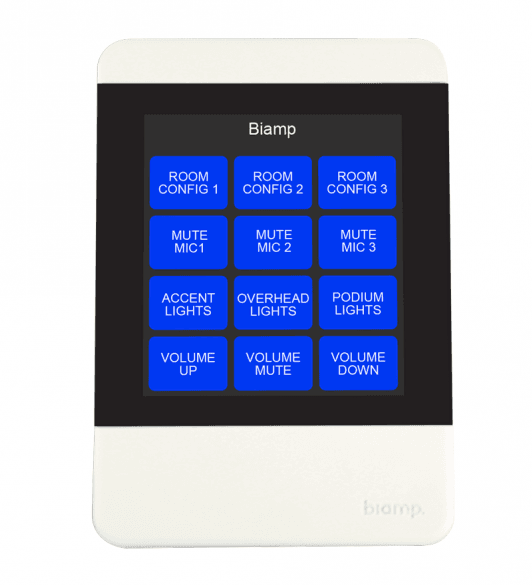 BIAMP Apprimo TEC-X 2000 Networked AV Control Pad Speaker Accessory BIAMP