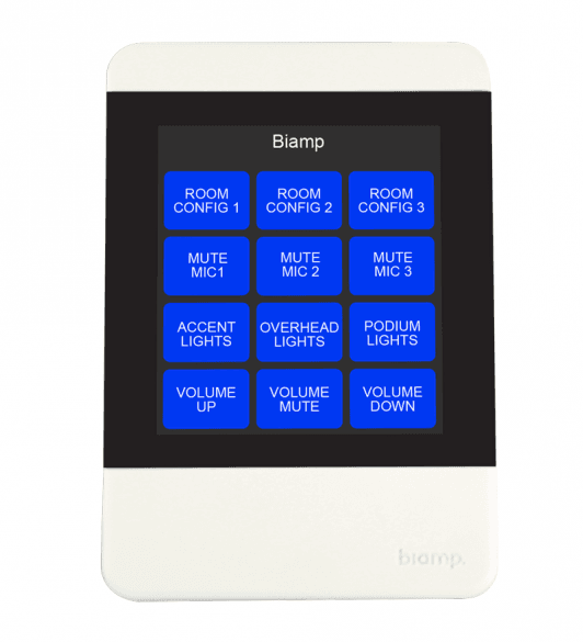 BIAMP Apprimo TEC-X 2000 Networked AV Control Pad