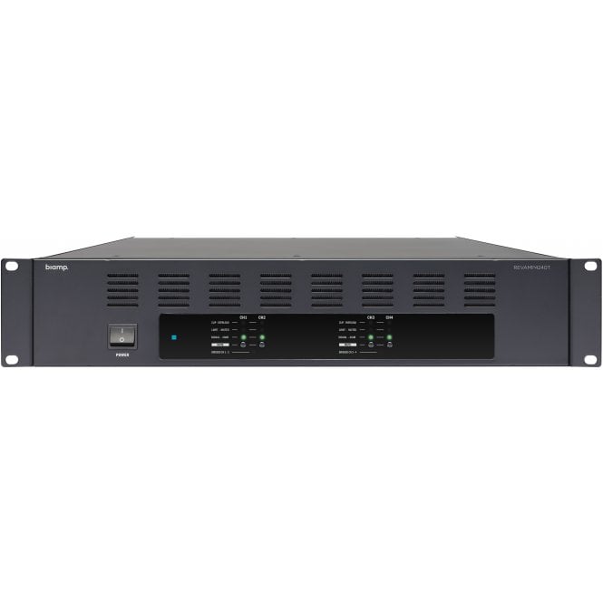 BIAMP REVAMP4240T 4-Channel 100V Bridgeable Digital Power Amplifier - 4 x 240W