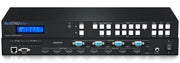 BluStream MX44VW 4x4 4K HDMI / VGA Video Wall Matrix - With Video Wall and Control Video Wall Controller BluStream