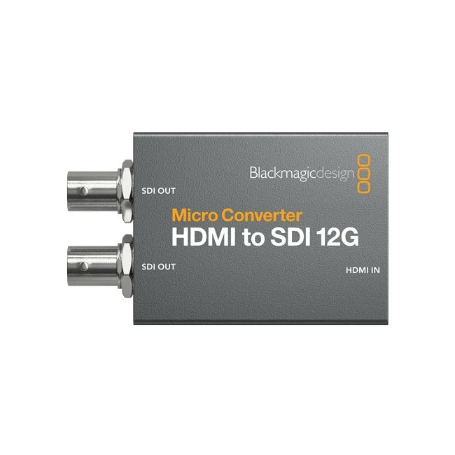 Blackmagic Design Micro Converter HDMI to SDI 12G | CONVCMIC/HS12G/WPSU Video Signal Converters Blackmagic