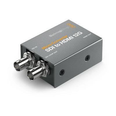 Blackmagic Design Micro Converter SDI to HDMI 12G | CONVCMIC/SH12G Video Signal Converter Blackmagic
