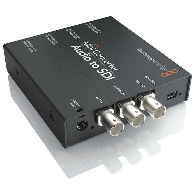 Blackmagic Design Mini Converter Audio to SDI | CONVMCAUDS2 Video Signal Converters Blackmagic
