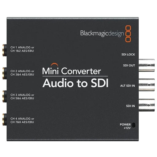 Blackmagic Design Mini Converter Audio to SDI | CONVMCAUDS2 Video Signal Converters Blackmagic