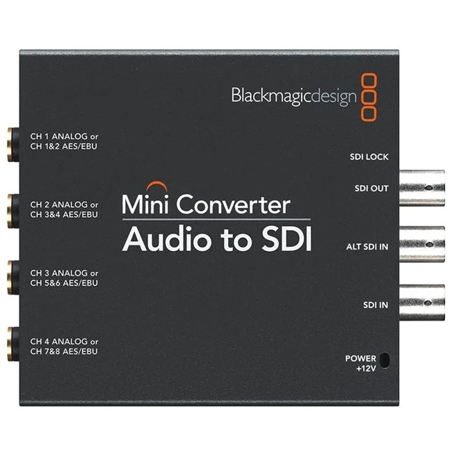 Blackmagic Design Mini Converter Audio to SDI | CONVMCAUDS2 Video Signal Converters Blackmagic