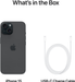 Apple iPhone 15 15.5 cm (6.1") Dual SIM iOS 17 5G USB Type-C 6 GB RAM 512 GB Storage Black Smartphone | MTPC3ZD/A Smartphone Apple