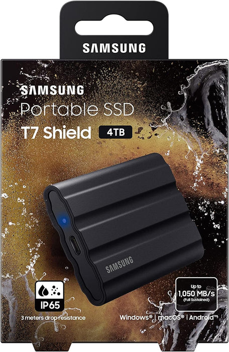 Samsung Portable T7 Shield USB 3.2 Gen 2 4TB Internal Solid State Drive | MU-PE4T0S/EU