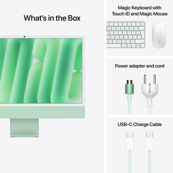 Apple iMac with Retina 4.5K Display M4 Chip 16 GB Ram 512 GB SSD All-in-One PC All-in-One PC Apple