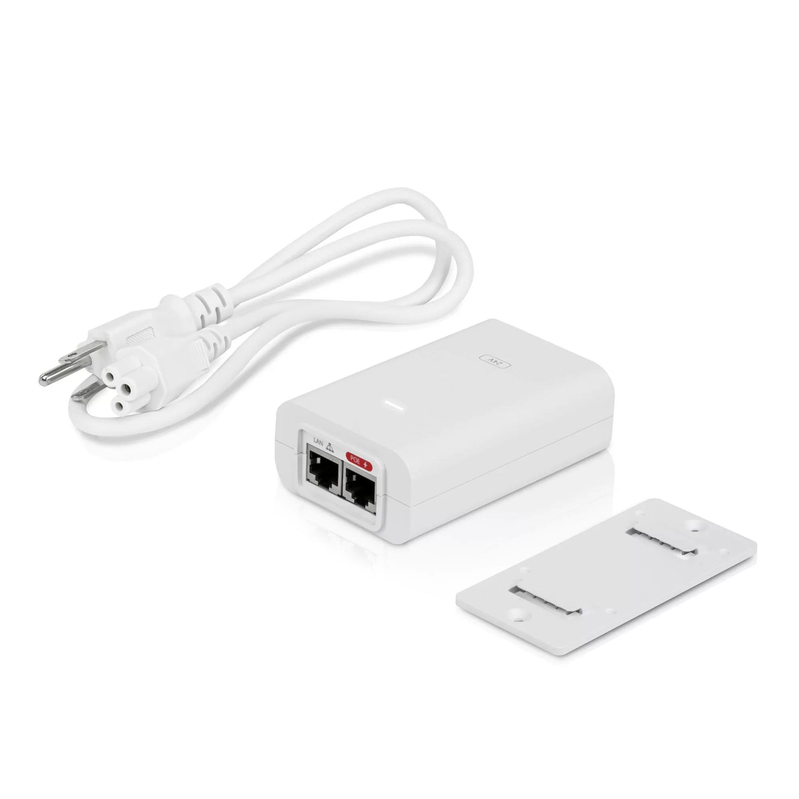 Ubiquiti UniFi Passive PoE Injector 24V/24W White | POE-24-24W-WH Adapter / Converter Ubiquiti
