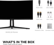 ViewSonic 34" UWQHD 200Hz Ultra Wide Curved Gaming Monitor | XG341C-2K Gaming Monitor ViewSonic