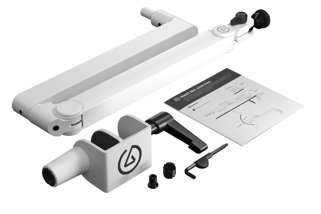 Elgato Wave Mic Arm Pro White | 10AAT9911 Microphone Arm Elgato