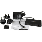 Startech 3-Port Multi Monitor Adapter - Mini DisplayPort to HDMI MST Hub | MSTMDP123HD Splitter Startech