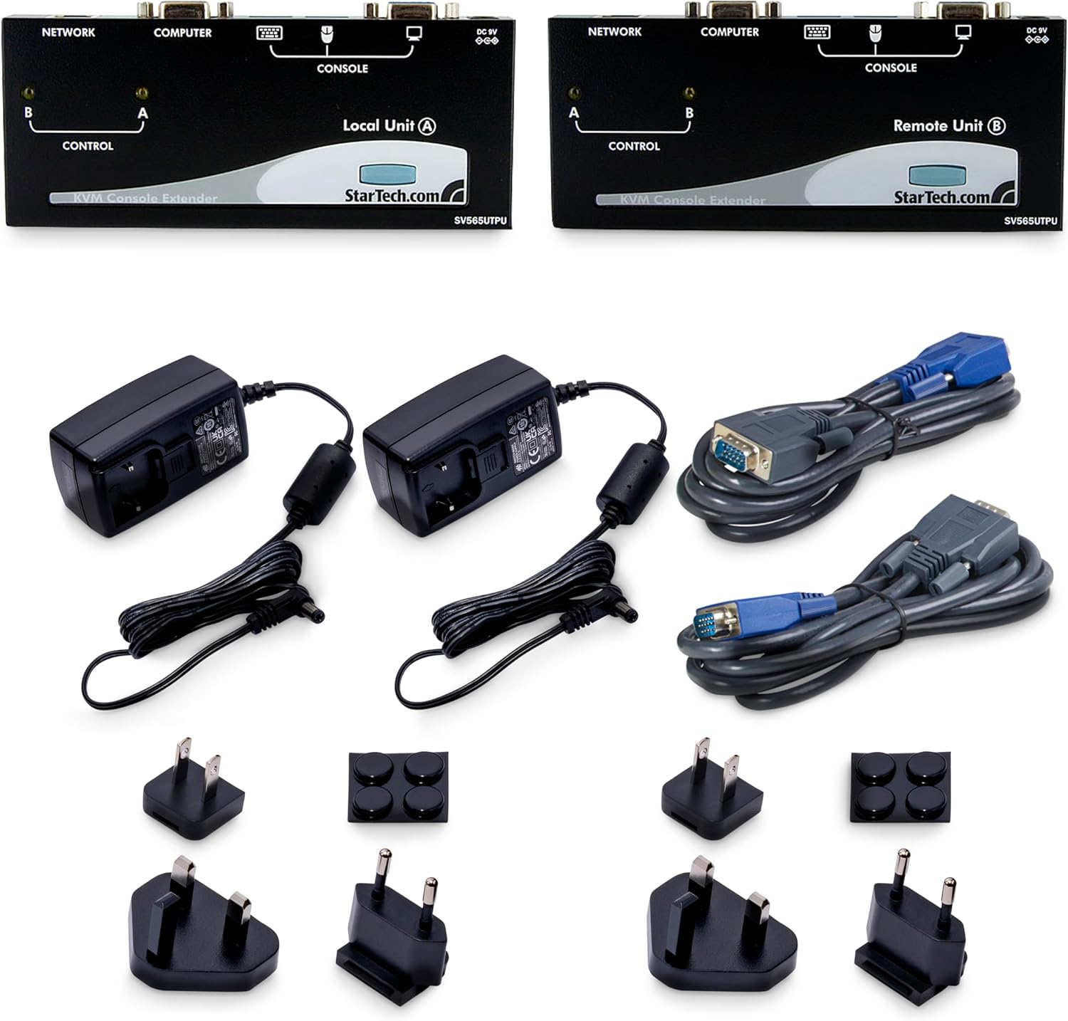 Startech USB VGA Console Extender Over CAT5 UTP (500 ft) - TAA | SV565UTPUGB Splitter Startech