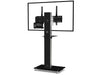 Axeos Boxer Single Screen Stand On Castors For 32" to 65" Screen Floor Stand Axeos