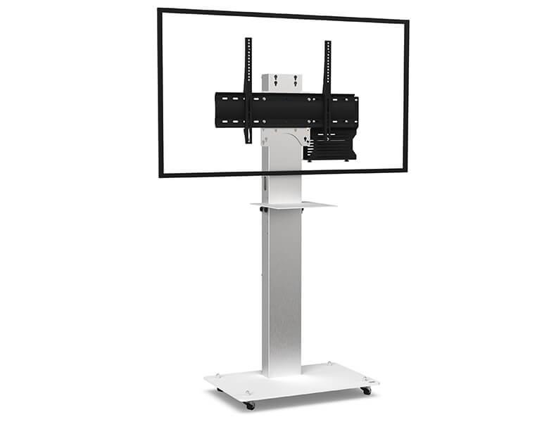 Axeos Boxer Single Screen Stand On Castors For 32" to 65" Screen Floor Stand Axeos