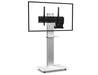 Axeos Boxer Single Screen Stand On Castors For 32" to 65" Screen Floor Stand Axeos