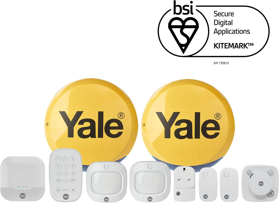 Yale Sync Smart Home Alarm 10 Piece Kit - IA-340