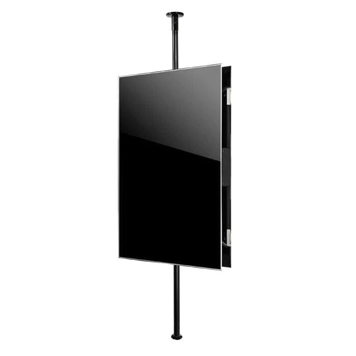 B-Tech 40"-75" Back to Back Portrait Twin Screen 2m Floor to Ceiling Bracket | BT2MPTSFB-B2B40-65 Ceiling Mount Bracket B-Tech