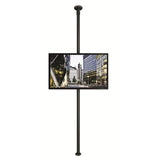 B-Tech 40"-75" Floor to Ceiling Screen Bracket with 3m Black Pole | BT3MFSB40-75