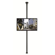 B-Tech 40"-75" Floor to Ceiling Screen Bracket with 3m Black Pole | BT3MFSB40-75 Floor to Ceiling Display Mount B-Tech