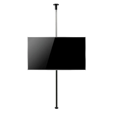 B-Tech 40"-75" Floor to Ceiling Screen Bracket with 3m Chrome Pole | BT3MFCB40-75 B-Tech Ceiling Mount B-Tech