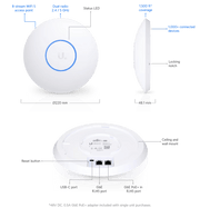 Ubiquiti UniFi AC SHD Wave2 Indoor / Outdoor Access Point 5-Pack | UAP-AC-SHD-5 Wireless Access Point Ubiquiti