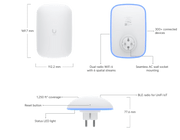 Ubiquiti UniFi U6-Extender Access Point White | U6-EXTENDER-EU Wireless Access Point Ubiquiti
