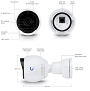 Ubiquiti UniFi Protect G4 Bullet Video Security Camera - UVC-G4-BULLET Security Camera Ubiquiti