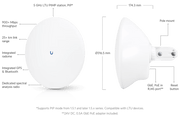 Ubiquiti Wireless Access Point White Power Over Ethernet | LTU-PRO Wireless Access Point Ubiquiti