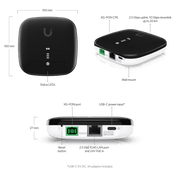Ubiquiti Network Media Converter 10000 Mbit/s Black, White | UISP-FIBER-XG Network Media Converter Ubiquiti