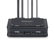 StarTech 2-Port Hybrid USB-C DisplayPort Cable KVM Switch | C2-D46-UAC-CBL-KVM Switches Startech