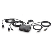 StarTech 2-Port Hybrid USB-C DisplayPort Cable KVM Switch | C2-D46-UAC-CBL-KVM Switches Startech