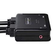 StarTech 2-Port USB-C Cable KVM Switch, 4K 60Hz DisplayPort Output | C2-D46-UC2-CBL-KVM Switches Startech