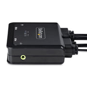 StarTech 2-Port USB-C Cable KVM Switch, 4K 60Hz DisplayPort Output | C2-D46-UC2-CBL-KVM Switches Startech