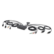 StarTech 2-Port Dual-Monitor DisplayPort Cable KVM Switch, 4K 60Hz | C2-DD46-UA2-CBL-KVM Switches Startech