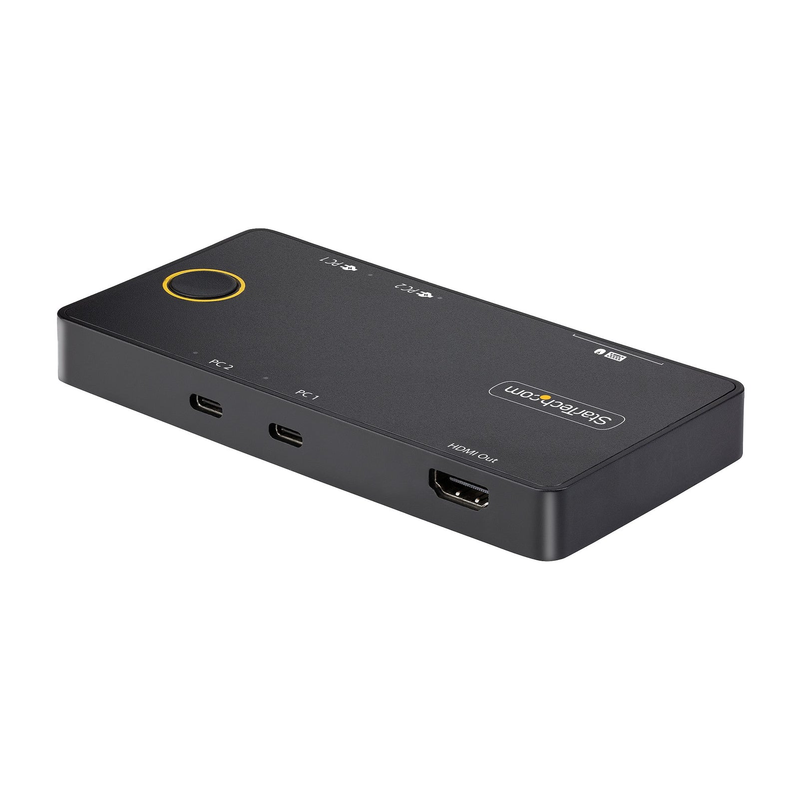 StarTech 2-Port USB-C KVM Switch, Single-4K 60Hz HDMI Monitor, Dual-100W Power Delivery Pass-through Ports, Bus Powered | C2-H46-UC2-PD-KVM Switches Startech